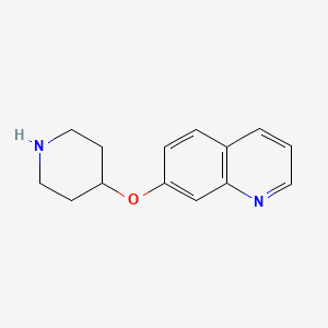 7-(4-Piperidinyloxy)quinoline - 