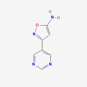 5-Amino-3-(5-pyrimidinyl)isoxazole - 