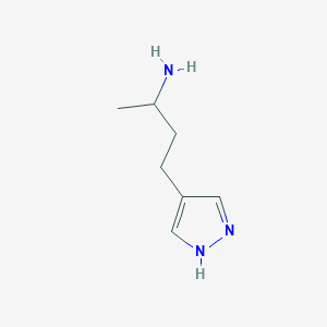 4-(1H-pyrazol-4-yl)butan-2-amine - 