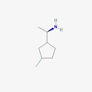 (1r)-1-(3-Methylcyclopentyl)ethan-1-amine - 