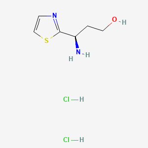 (3R)-3-amino-3-(1,3-thiazol-2-yl)propan-1-oldihydrochloride - 
