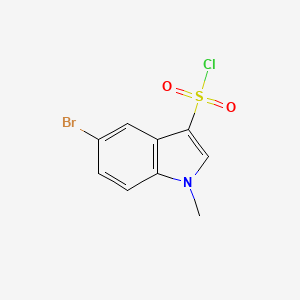 5-bromo-1-methyl-1H-indole-3-sulfonylchloride - 