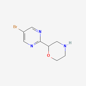 2-(5-Bromopyrimidin-2-yl)morpholine - 