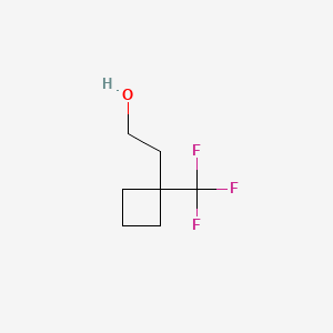 2-[1-(Trifluoromethyl)cyclobutyl]ethan-1-ol - 