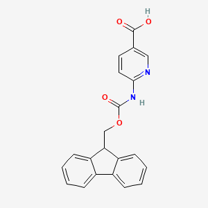 6-((((9H-Fluoren-9-yl)methoxy)carbonyl)amino)nicotinic acid - 254737-61-6