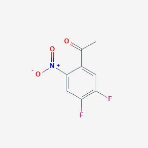 1-(4,5-Difluoro-2-nitrophenyl)ethan-1-one - 