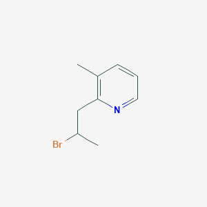 2-(2-Bromopropyl)-3-methylpyridine - 