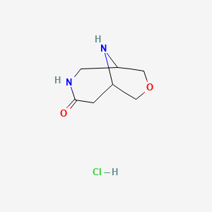 8-Oxa-3,10-diazabicyclo[4.3.1]decan-4-onehydrochloride - 