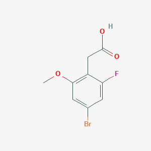 2-(4-Bromo-2-fluoro-6-methoxyphenyl)acetic acid -