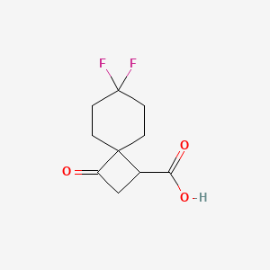 7,7-Difluoro-3-oxospiro[3.5]nonane-1-carboxylicacid - 