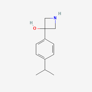 3-(4-Isopropylphenyl)azetidin-3-ol - 