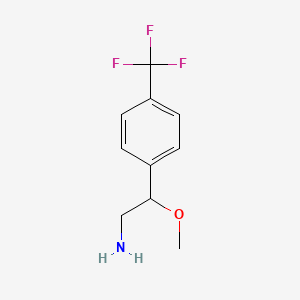 2-Methoxy-2-[4-(trifluoromethyl)phenyl]ethan-1-amine - 