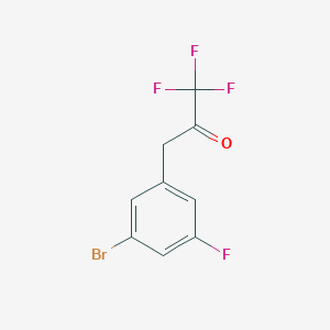 3-(3-Bromo-5-fluorophenyl)-1,1,1-trifluoropropan-2-one - 
