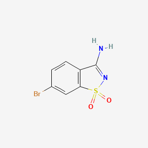 3-Amino-6-bromo-1lambda6,2-benzothiazole-1,1-dione - 