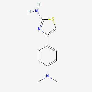 4-[4-(Dimethylamino)phenyl]-1,3-thiazol-2-amine - 