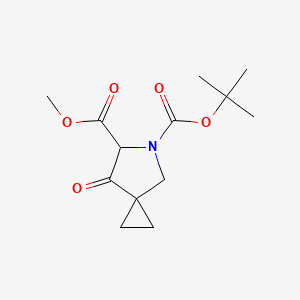 5-Tert-butyl6-methyl7-oxo-5-azaspiro[2.4]heptane-5,6-dicarboxylate - 