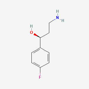 (S)-3-Amino-1-(4-fluorophenyl)propan-1-ol - 