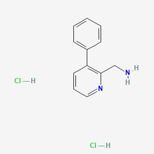 1-(3-Phenylpyridin-2-yl)methanamine dihydrochloride - 