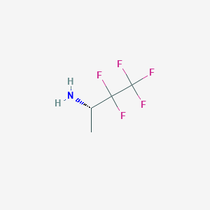 (2S)-3,3,4,4,4-pentafluorobutan-2-amine - 