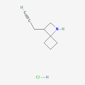 3-(Prop-2-yn-1-yl)-1-azaspiro[3.3]heptanehydrochloride - 2792217-27-5