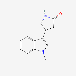 4-(1-methyl-1H-indol-3-yl)pyrrolidin-2-one - 88221-20-9