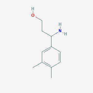 3-Amino-3-(3,4-dimethylphenyl)propan-1-ol - 