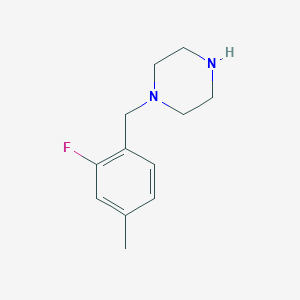1-(2-Fluoro-4-methylbenzyl)piperazine - 