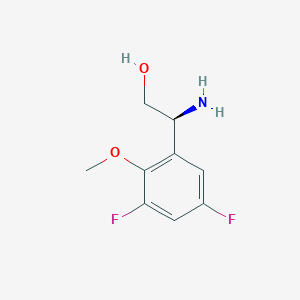 (s)-2-Amino-2-(3,5-difluoro-2-methoxyphenyl)ethan-1-ol - 