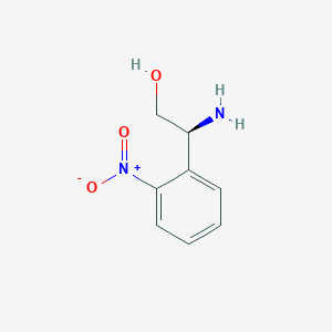 (s)-2-Amino-2-(2-nitrophenyl)ethan-1-ol - 