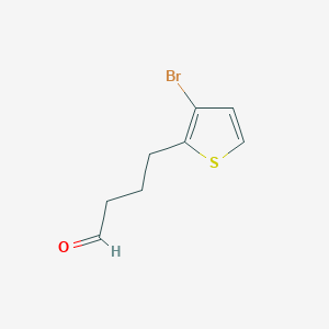 4-(3-Bromothiophen-2-yl)butanal - 
