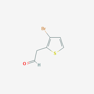 2-(3-Bromothiophen-2-yl)acetaldehyde - 