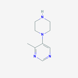 4-Methyl-5-(piperazin-1-yl)pyrimidine - 
