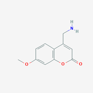 2H-1-Benzopyran-2-one, 4-(aminomethyl)-7-methoxy- - 239136-56-2