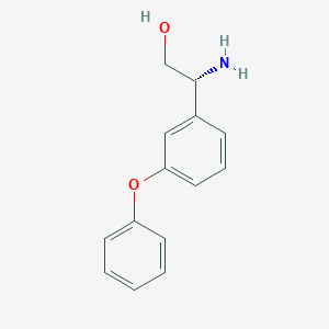 (r)-2-Amino-2-(3-phenoxyphenyl)ethan-1-ol - 