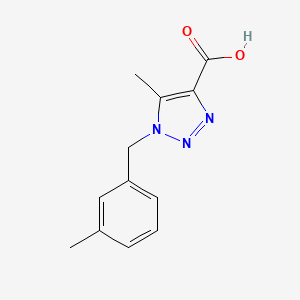5-methyl-1-(3-methylbenzyl)-1H-1,2,3-triazole-4-carboxylic acid - 