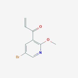 1-(5-Bromo-2-methoxypyridin-3-yl)prop-2-en-1-one -