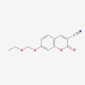 7-(ethoxymethoxy)-2-oxo-2H-chromene-3-carbonitrile - 