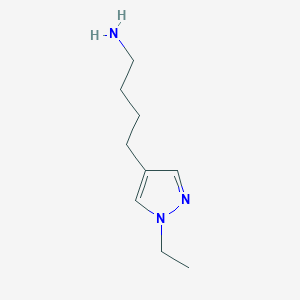 4-(1-Ethyl-1h-pyrazol-4-yl)butan-1-amine - 
