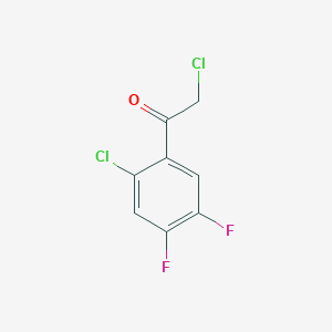 2-Chloro-1-(2-chloro-4,5-difluorophenyl)ethan-1-one - 133117-00-7