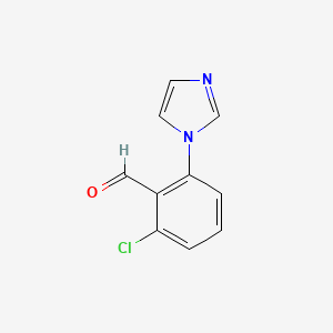 2-Chloro-6-(1h-imidazol-1-yl)benzaldehyde - 