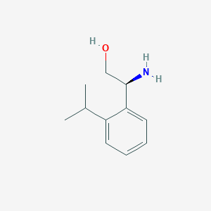(2s)-2-Amino-2-[2-(propan-2-yl)phenyl]ethan-1-ol - 