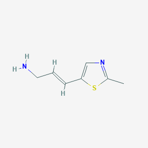 3-(2-Methylthiazol-5-yl)prop-2-en-1-amine - 