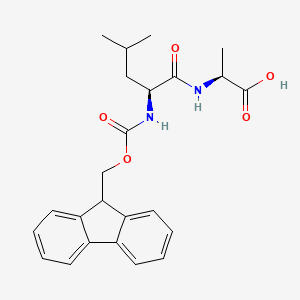 (((9h-Fluoren-9-yl)methoxy)carbonyl)-l-leucyl-l-alanine - 