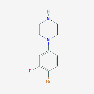 1-(4-Bromo-3-fluorophenyl)piperazine - 