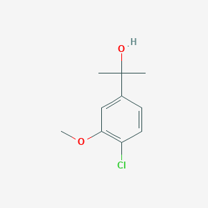 2-(4-Chloro-3-methoxyphenyl)propan-2-ol - 