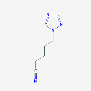 5-(1h-1,2,4-Triazol-1-yl)pentanenitrile - 