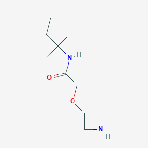 2-(Azetidin-3-yloxy)-N-(tert-pentyl)acetamide - 