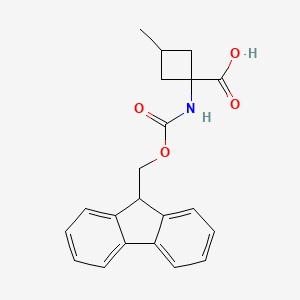 1-({[(9H-fluoren-9-yl)methoxy]carbonyl}amino)-3-methylcyclobutane-1-carboxylic acid - 