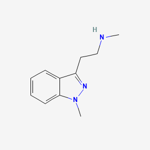 n-Methyl-2-(1-methyl-1h-indazol-3-yl)ethan-1-amine - 