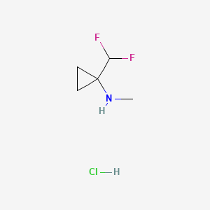 1-(difluoromethyl)-N-methylcyclopropan-1-aminehydrochloride - 